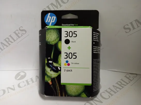 HP 305 INK CARTRIDGE TWIN PACK BLACK/TRI-COLOR 