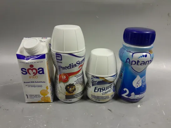 APPROXIMATELY 25 ASSORTED FOOD SUPPLEMENT DRINKS TO INCLUDE ABBOTT, SMA PRO, APTAMIL ETC 