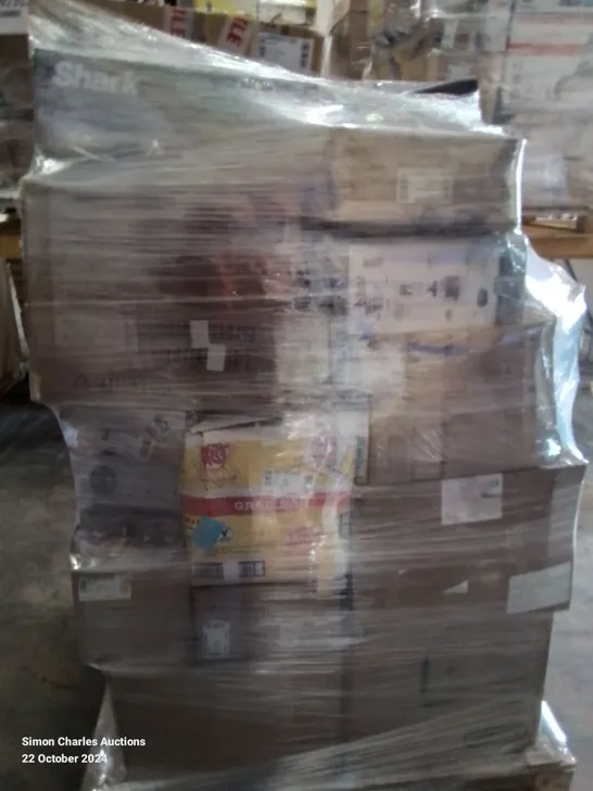 PALLET OF APPROXIMATELY 30 UNPROCESSED RAW RETURN HOUSEHOLD AND ELECTRICAL GOODS TO INCLUDE;