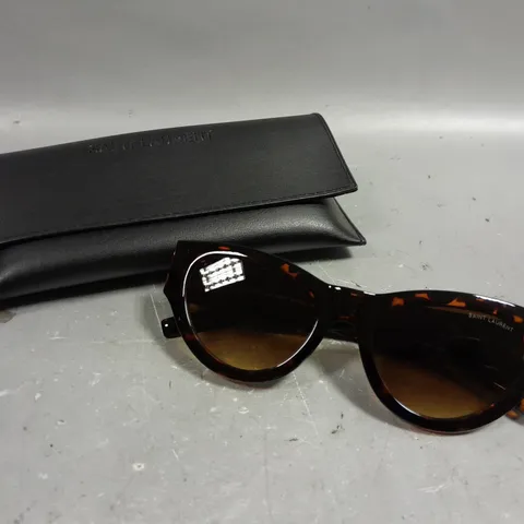 SAINT LAURENT SLM94 CAT EYE FRAMED SUNGLASSES 