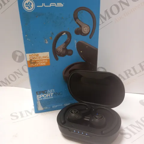 BOXED JLAB EPIC AIR SPORT ANC TRUE WIRELESS EARBUDS 