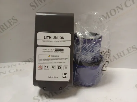 LITHIUM ION RECHARGEABLE LITHIUM REPLACEMENT BATTERY PACK