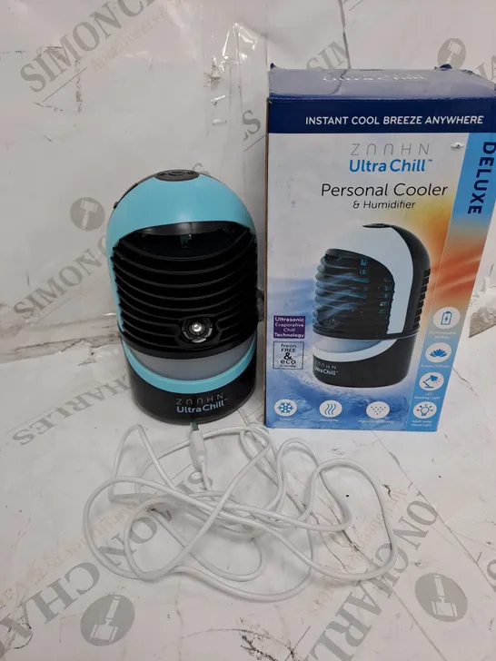 BOXED ZUUHN UTRACHILL PERSONAL COOLER & HUMIDIFIER 