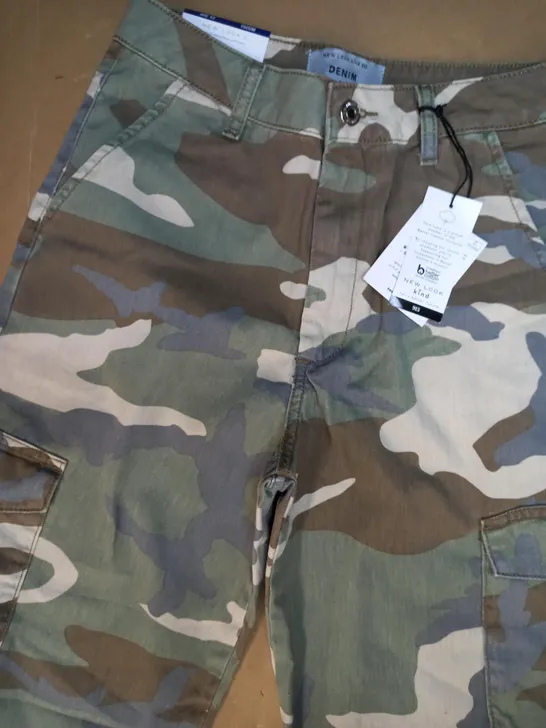 NEW LOOK GIRLS CAMO CARGO TROUSERS SIZE AGE 12