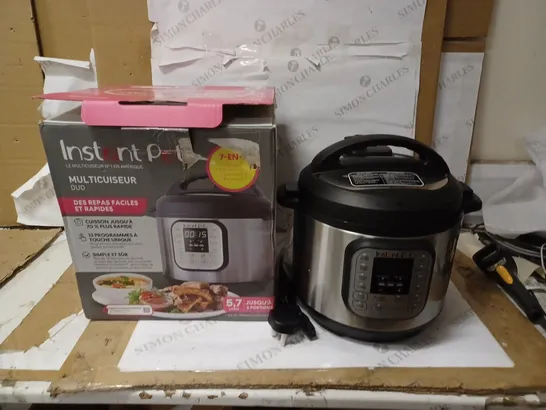 INSTANT POT DUO SMART PRESSURE COOKER