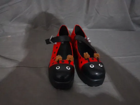 PAIR OF KOI TIRA MARY JANES LUCKY LADYBIRD EDITION SIZE 6