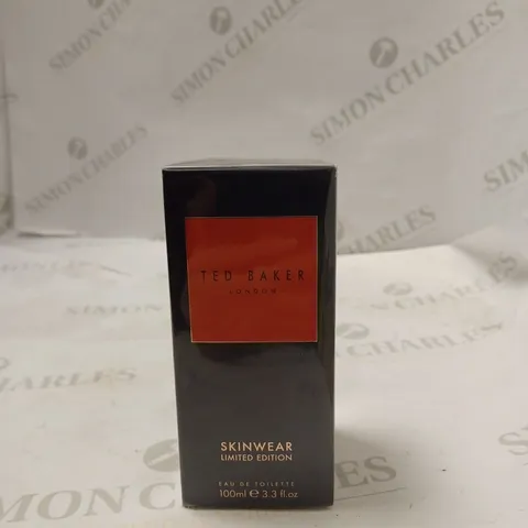 BOXED AND SEALED TED BAKER SKINWEAR LIMITED EDITION EAU DE TOILETTE 100ML