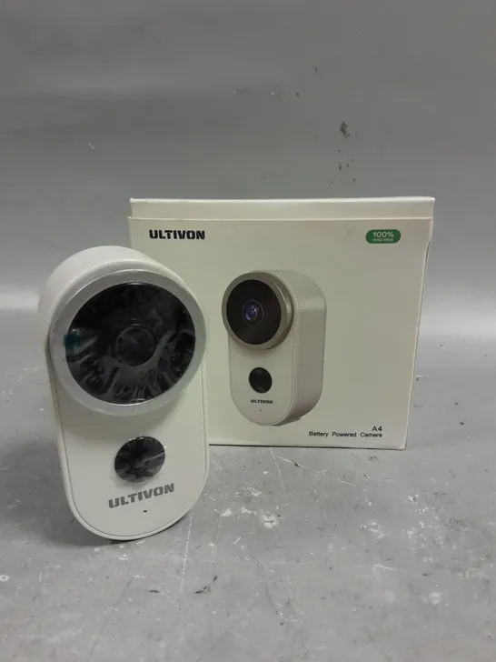 BOXED ULTIVON A4 BATTERY POWERED SECURITY CAMERA 