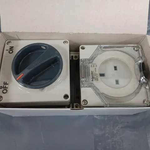 SINGLE POLE SWITCH SOCKETS IN GREY