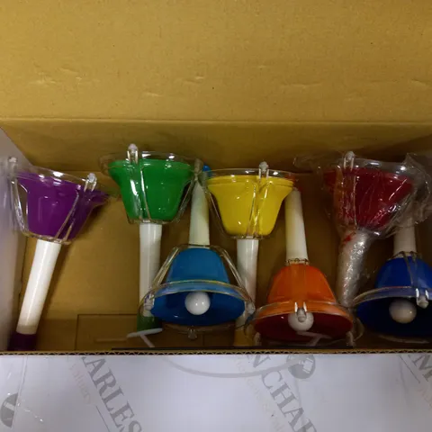 RAINBOW BELL 7 HAND BELLS 