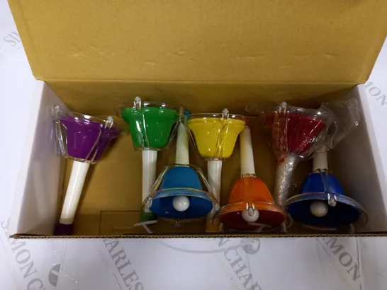 RAINBOW BELL 7 HAND BELLS 