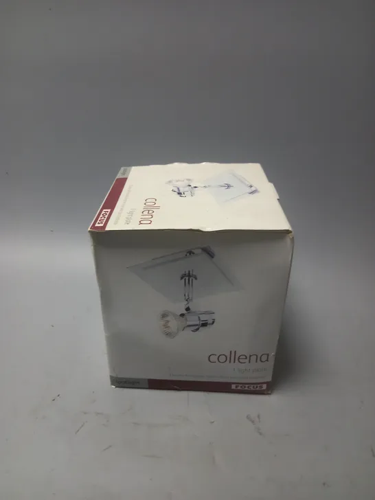 BOXED SPOTLIGHT COLLENA 1 LIGHT PLATE 