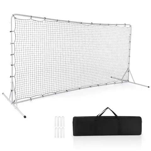 BOXED COSTWAY WHITE SOCCER REBOUNDER NET