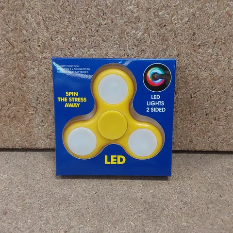 BOX TO CONTAIN APPROX 120 X-SPIN LED TWO-SIDED LED FIDGET SPINNERS