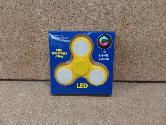 BOX TO CONTAIN APPROX 120 X-SPIN LED TWO-SIDED LED FIDGET SPINNERS