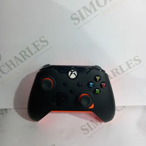 PDP ATOMIC BLACK & ORANGE  WIRED XBOX CONTROLLER