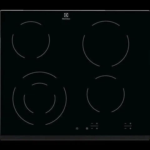 ELECTROLUX INTEGRATED 60CM 4 ZONE CERAMIC HOB MODEL EHF6241FOK