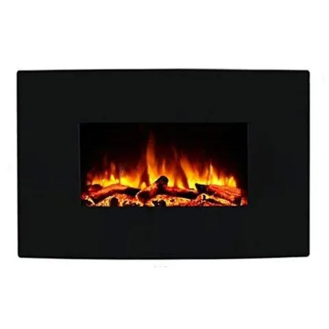 BOXED CASTLETON WALL MOUNTED ELECTRIC FIREPLACE (1 BOX)