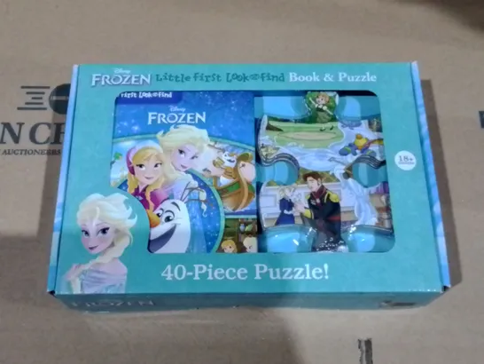 LOT OF 8 BRAND NEW DISNEY FROZEN LITTLE FIRST BOOK AND PUZZLE SETS