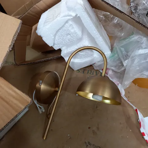 ANDRE SWB AGED BRASS WALL LIGHT