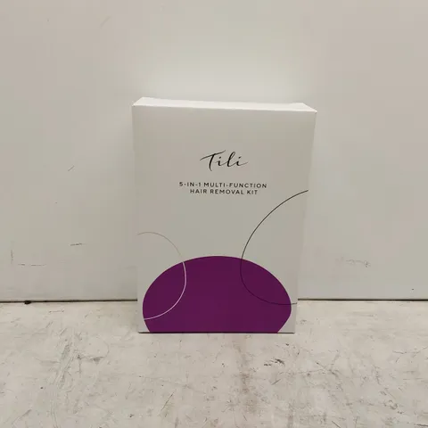 BOXED TILI 5-IN-1 MULTI-FUNCTION HAIR REMOVAL KIT PURPLE (1 BOX)