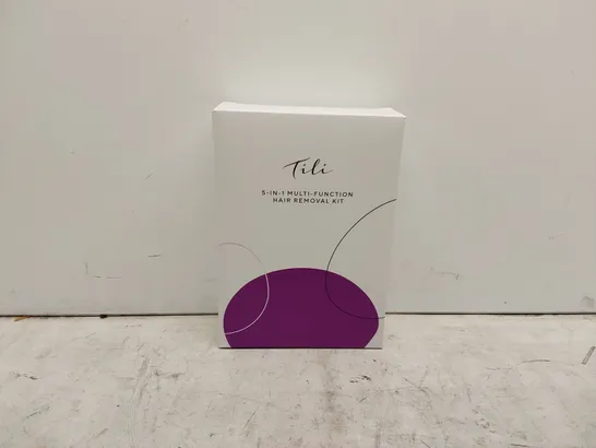 BOXED TILI 5-IN-1 MULTI-FUNCTION HAIR REMOVAL KIT PURPLE (1 BOX)