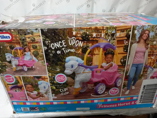 BOXED LITTLE TIKES PRINCESS COSY HORSE CHARIOT  RRP £134.99