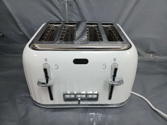 BOXED BREVILLE IMPRESSIONS 4-SLICE TOASTER IN WHITE