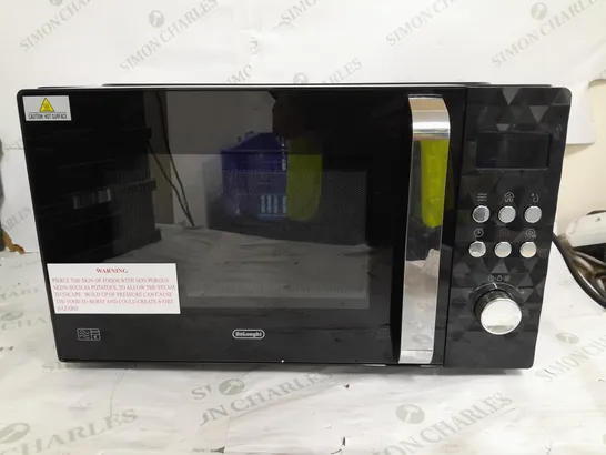 BOXED DELONGHI 23 LITRES COMBI MICROWAVE IN BLACK