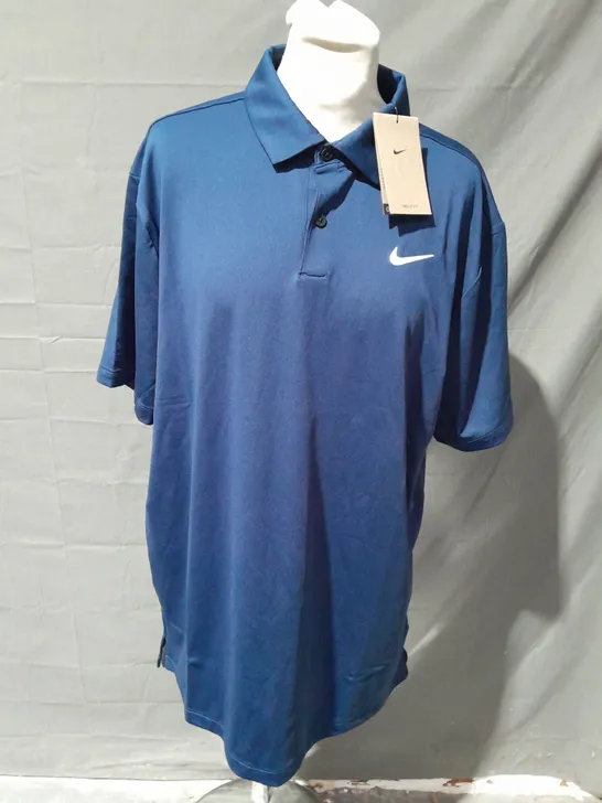 NIKE GOLF MENS POLO SHIRT IN NAVY - M