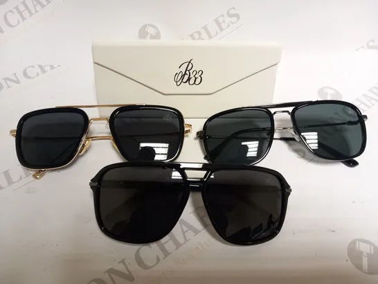 3 PAIRS OF ASSORTED BZZ SUNGLASSES