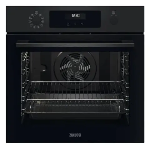 ZANUSSI INTEGRATED SERIES 60 ELECTRIC SINGLE OVEN - BLACK MODEL ZOPNX6K2