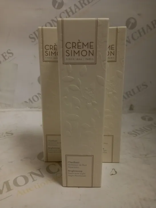 LOT OF APPROXIMATELY 54 CREME SIMON NIGHT MOISTURISER 50ML