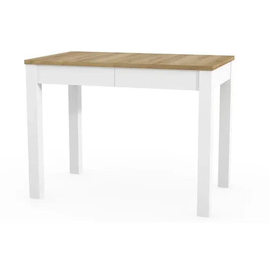 BOXED ALXANDER 100-160CM L X 60CM W EXTENDABLE DINING TABLE 