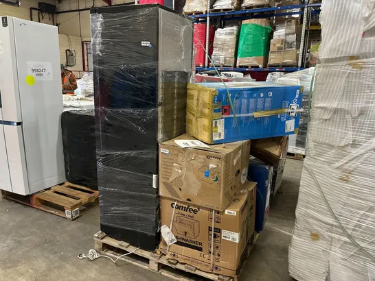 PALLET OF APPROXIMATELY 7 UNPROCESSED RAW RETURN HOUSEHOLD AND ELECTRICAL GOODS TO INCLUDE;