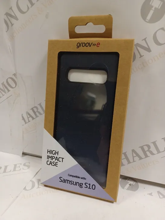 LOT OF APPROXIMATELY 50 GROOVE HIGH IMPACT CASES FOR SAMSUNG S10