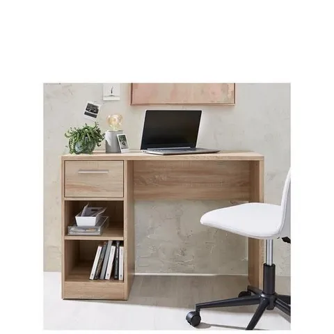 BOXED EVERYDAY NEW METRO DESK - OAK COLOUR (COLLECTION ONLY)