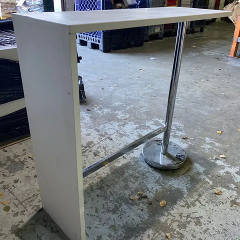 WHITE PAINTED BREAKFAST BAR 