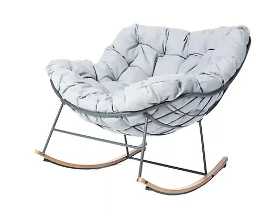 MY GARDEN STORIES OSLO PADDED LARGE ROCKING CHAIR SAGE