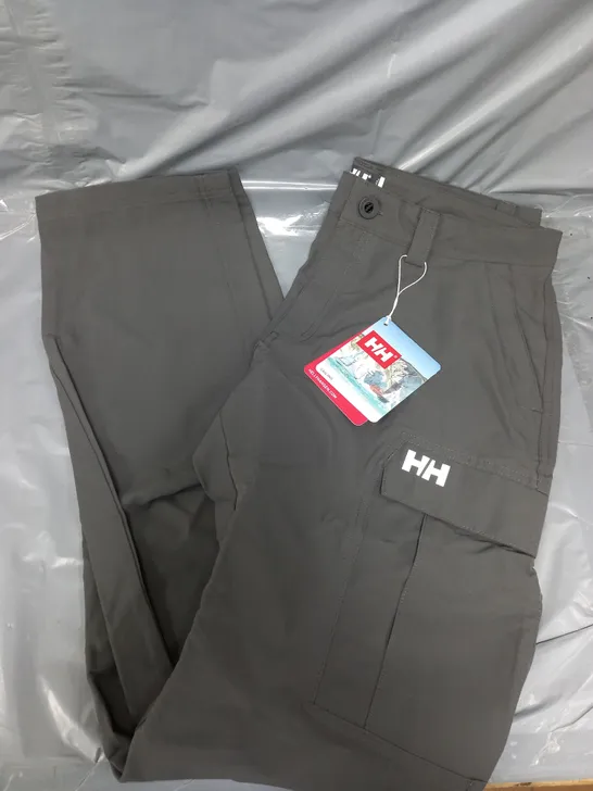 HELEN HANSEN CARGO PANTS IN GREY - SIZE 34