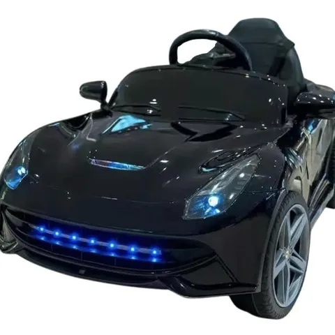 BRAND NEW BOXED KIDS FERRARI STYLED 12V RIDE ON CAR BLACK 