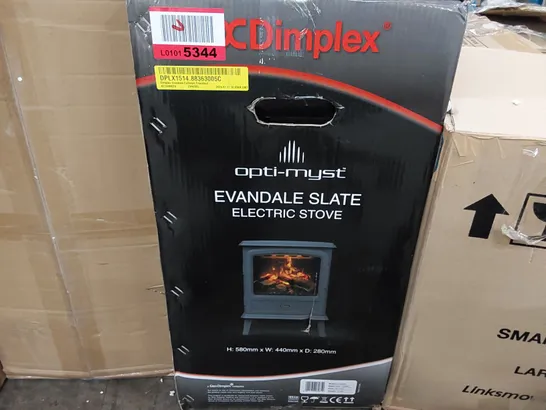 BOXED DIMPLEX EVANDALE OPTIMYST FREESTANDING ELECTRIC STOVE (1 BOX)