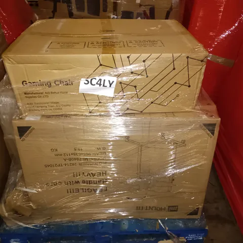 PALLET OF ASSORTED BOXED FURNITURE ITEMS