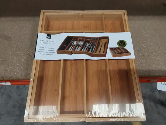 BOXED EXTENDABLE CUTLERY TRAY (1 BOX)