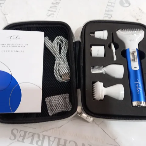 TILI 5-IN-1 MULTI-FUNCTION HAIR REMOVAL KIT - NAVY BLUE 