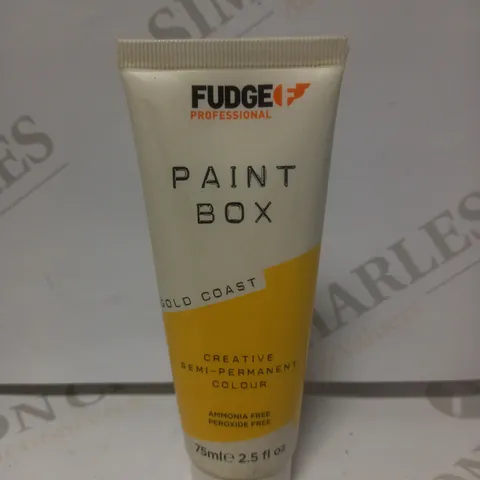 LOT TO CONTAIN APPROX 12 X 75ML FUDGE PROFESSIONAL PAINT BOX GOLD COAST SEMI-PERMANENT HAIR COLOUR