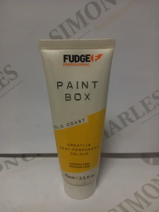 LOT TO CONTAIN APPROX 12 X 75ML FUDGE PROFESSIONAL PAINT BOX GOLD COAST SEMI-PERMANENT HAIR COLOUR