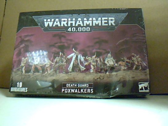 BOXED AND SEALED WARHAMMER 40,000 DEATH GUARD POXWALKERS 10 MINIATURES 