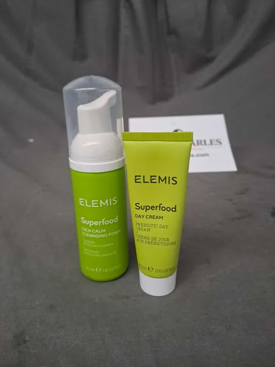 ELEMIS SUPERFOOD CLEANSING FOAM AND DAY CREAM