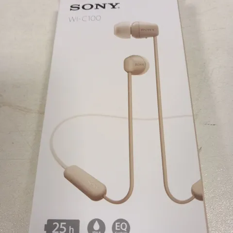 BOXED SONY WI-C100 WIRELESS STEREO HEADSET